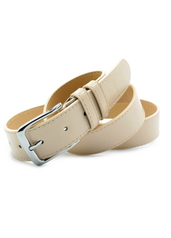 Женский ремень 3,3 х 110 см Бежевый zhn-kz-kit33-016 Weatro (317751104)
