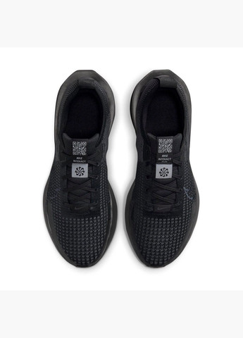 Чорні кросівки чоловічі interact run black fd2291-005 Nike
