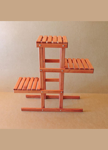 Подставка для цветов из дерева Рона коралл (ЦВТ-000702) No Brand (328226482)