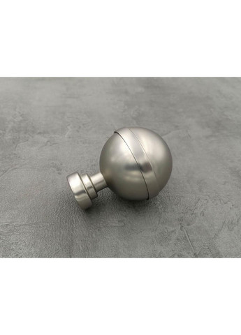 Карниз Калісто гладка штанга одинарний відкритий 25 мм 160 см Сатин Quadrum (352782043)