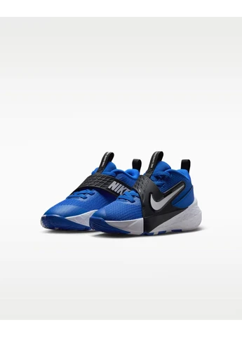 Синие демисезонные кроссовки team hustle d 12 (ps) blue hf6280-400 Nike