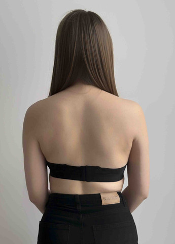 Чорний безшовний бюстгальтер колекції «невагомість» VIDCHUY