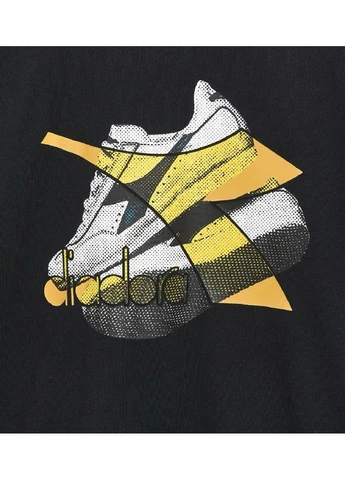 Чорна футболка archive - чорний Diadora
