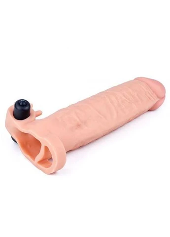Насадка-подовжувач пеніса з вібрацією Add 2" Vibrating Penis Sleeve, Flesh Lovetoy (383113060)