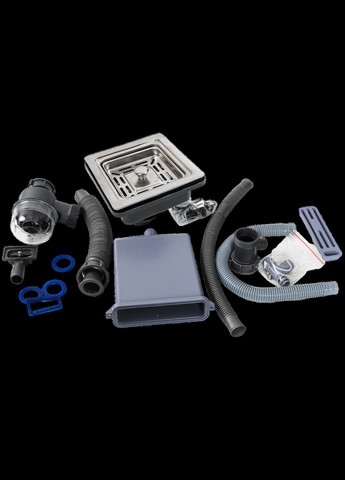 Набір кухонної мийки зі змішувачем 50*50 нержавійка Handmade Platinum (336938574)