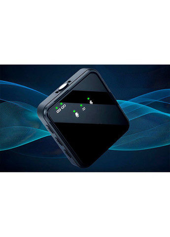 Мікрофон петличний K100 Lightning-Type-C 2 шт. Black (K100-BK) XoKo (316578621)