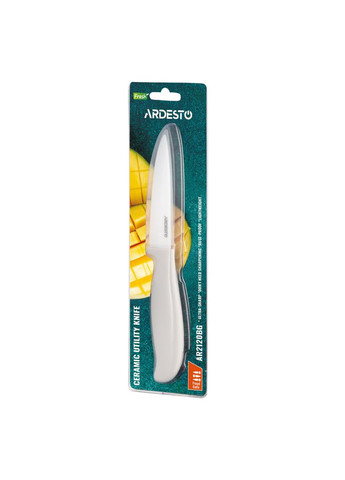 Кухонний ніж (m484961) Ardesto Fresh 10см, кераміка, пластик, бежевий (366567924)