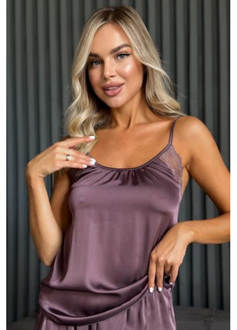 Коричнева всесезон піжама No Brand