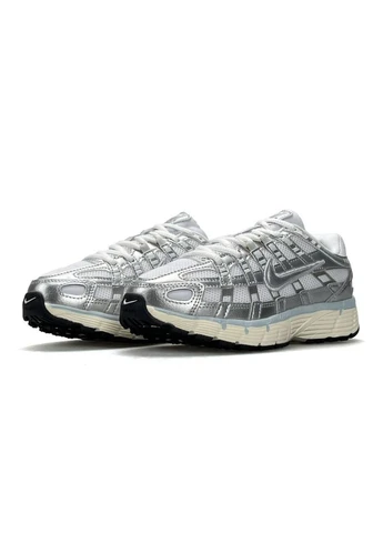 Кроссовки женские Nike P-6000 Silver Beige серые демисезоны (377511263)