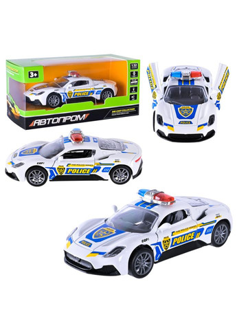 Детская игровая машинка "Police" AP74204(White) масштаб 1:32 АВТОПРОМ (364847706)