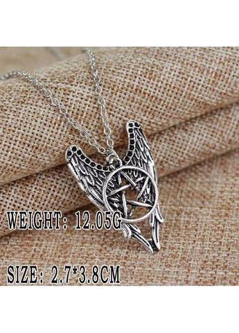 Подвеска Крылья с пентаграммой Кулон амулет пентаграмма Сверхъестественное талисман No Brand (338436292)