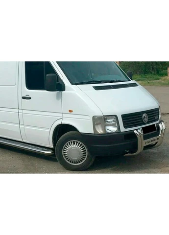 Кенгурятник WT011 (нерж) для Volkswagen LT 1995-2006 гг CAN (389053611)