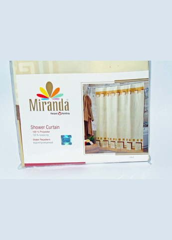 Штора для ванной комнаты Lykia беж Miranda (300290887)