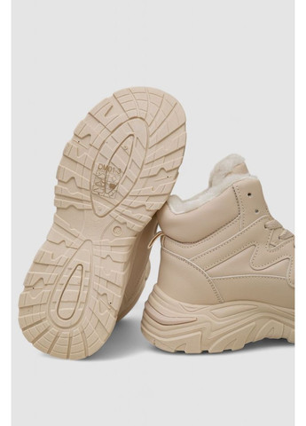 Кроссовки женские зимние на меху,, 248RDM01 Ager бежевые всесезоны (369973582)