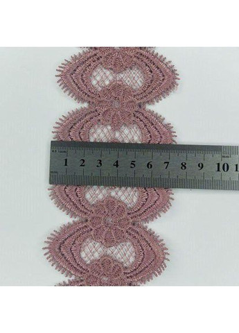 Мереживо макраме 7см (13м) Колір - Бузок/пудра (10-L0434-6) Plus-plus (352747099)