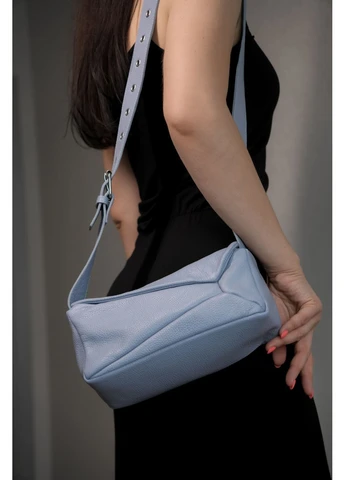 Сумка женская кроссбоди из натуральной кожи черная RoyalBag CH-036A-S (402670182)