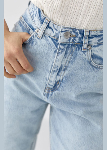 Прямі широкі жіночі джинси Джинсы Lurex - (333942726)