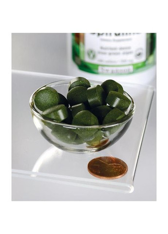 Спіруліна, Spirulina,, 500 мг, 180 таблеток Swanson (366733746)
