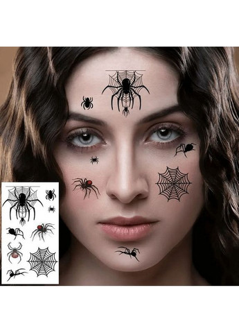 Набор детских временных татуировок "Halloween black" tatto-halloween-black-set-30 Fresh Tattoo (361866128)