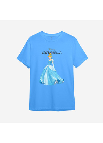 Блакитна демісезонна дитяча футболка з принтом "cinderella / попелюшка" (10885837014) ТiШОТКА