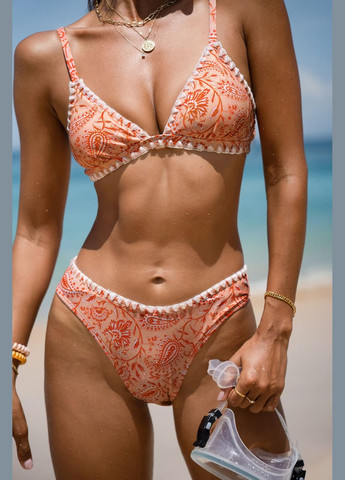 Персиковый летний купальник CUPSHE