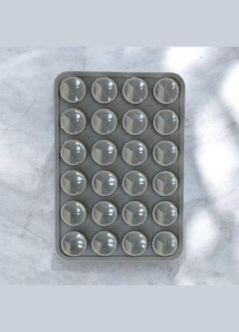 Тримач ліппер з присосками – зручний тримач із двосторонніми присосками Сірий No Brand (326803396)