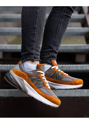 КРОСІВКИ ЖІНОЧІ NEW BALANCE 990V6 X CARHARTT WIP SCULPTURE CENTER НЬЮ БЕЛАНС 990 No Brand білі демісезони (368857712)