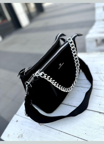 Жіноча замшева сумка клатч за три відділення PTR No Brand (317763479)