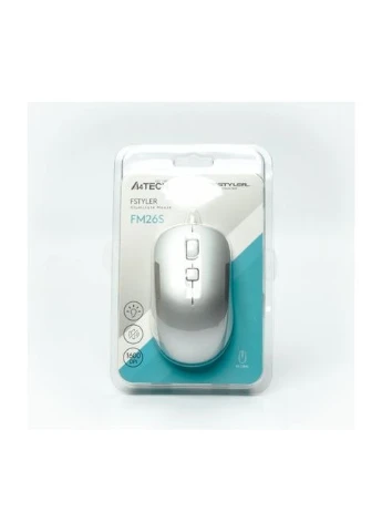 Мишка (4711421993562) A4Tech FM26S USB Icy White (295930018)
