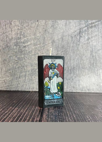 Чорна воскова свічка карта Таро - Помірність 5Candles (322244397)