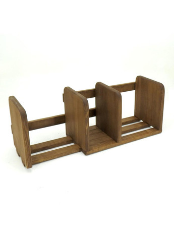 Настольная книжная полка из дерева Пелевин капучино (КПЛ-001709) No Brand (328414905)