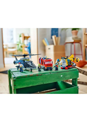Конструктор City Ремікс вертольотів пожежних машин та підводних човнів, 874 деталі () Lego 60462 (328401667)