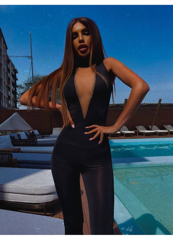 Розкішний сілуетний комбінезон💣🤩 Luna чорний