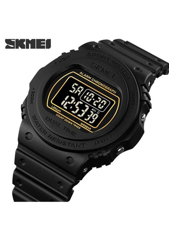 Годинники електронні чоловічі чорні водонепроникні з будильником та секундоміром ProDobro (367264914)