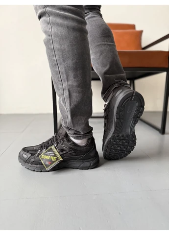 Черные демисезонные кроссовки мужские nike p-6000 black gore-tex ii найк п-6000 черные No Brand