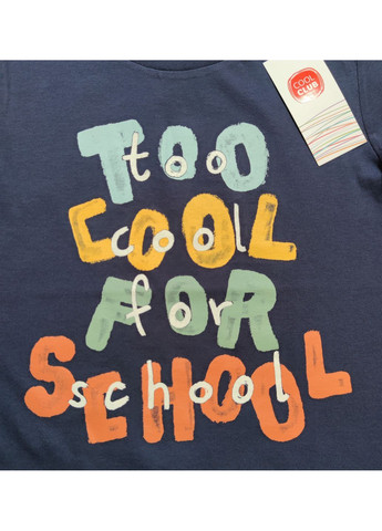 Дитячий лонгслів реглан для хлопчика 140 см Темно-синій Cool Club (369141303)