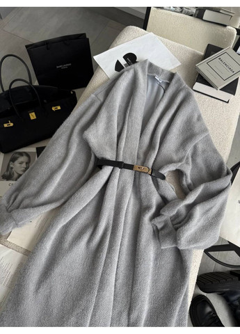 Серый демисезонный кардиган KaraMix