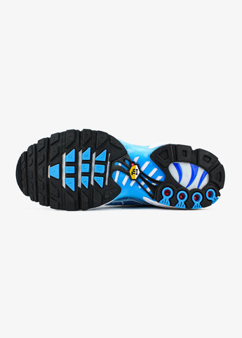 Голубые демисезонные кроссовки мужские nike air max tn plus blue black black | найк аир макс тн плюс голубые No Brand