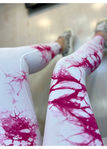 Белые лосины женскиеlady hurem 18160 мраморные пуш-ап широкий пояс утяжка No Brand