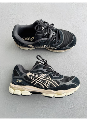 КРОСІВКИ ЖІНОЧІ ASICS GEL-NYC BLACK / GREY / BEIGE АСІКС ГЕЛЬ НЮК No Brand сірі демісезони (367173855)