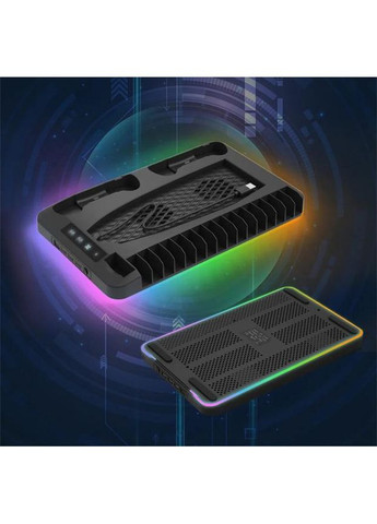 Зарядна док-станція з охолодженням і RGB-підсвіткою для Playstation 5 Digital/Disc edition Alloyseed (365720880)