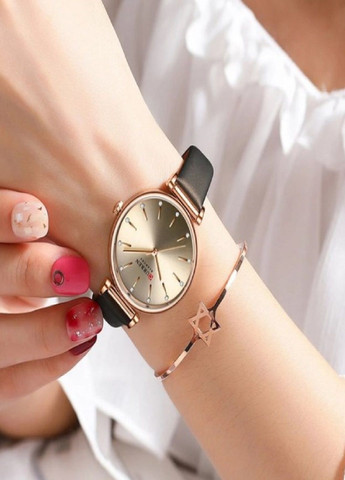 Жіночий наручний годинник Grass Brown кварцевий механізм Коричневий Curren (304390993)