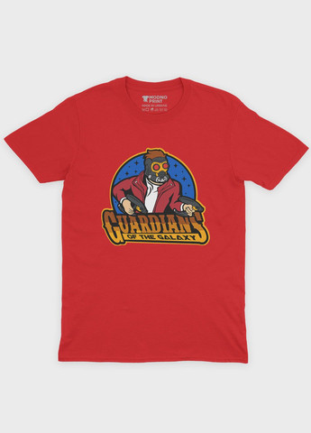 Красная демисезонная футболка для мальчика с принтом супергероев - стражи галактики (ts001-1-sre-006-017-006-b) Modno