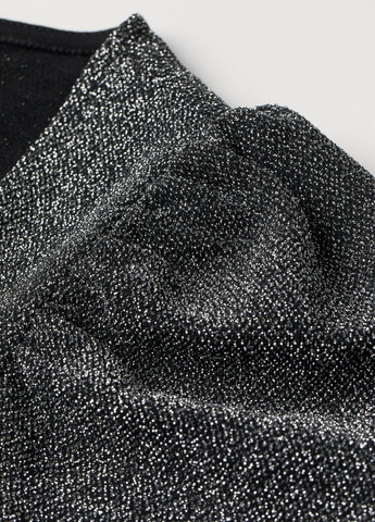 Серебряная блуза H&M