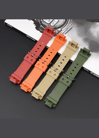 Ремінець для Casio G-Shock DW-5600/6900/G-5600/GW-M5610 Red Black Modfit (364849038)