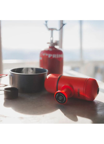 Кофеварка дорожная аккумуляторная Nanopresso Оранжевая Wacaco (358935465)