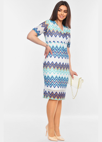 Білий повсякденний сукня жіноча білого кольору силуетна Let's Shop однотонна