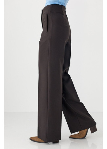 Класичні штани-палаццо з високою посадкою Lurex Штаны (370393366)