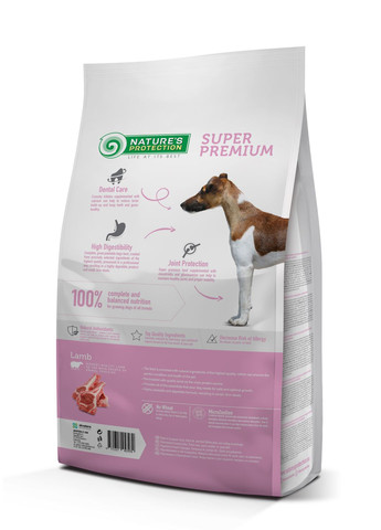 Сухий корм для цуценят всіх порід Junior All Breeds Lamb з ягнятком 7.5 кг Nature's Protection (329153280)