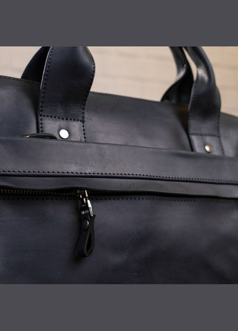 Сумка мужская через плечо кожаная для ноутбука 11035 Черный Shvigel (302008640)